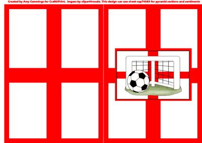 England World Cup Male Full Card Design Portrait