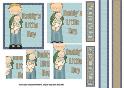 Daddy's Little Boy Pyramid Design