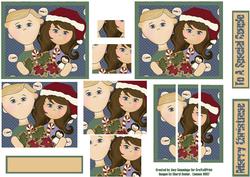 Special Couple Christmas 2 in 1 Pyramid and Stacker
