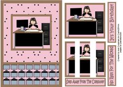 Step Away from the Computer! Stacker Card Front