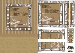 Male Birthday DIY Side Stacker
