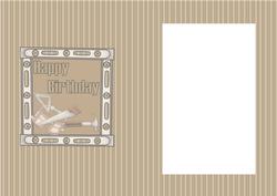 Male Birthday DIY Tool Card Insert