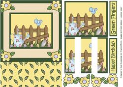 Country Garden Stacker Card Front