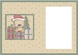 Beary Merry Christmas Card Insert