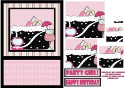 Party Girl! Pyramid Card Front
