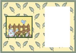 Country Garden Card Insert