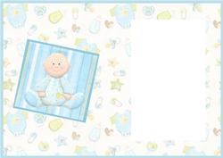 A Baby Boy! Card Insert