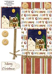 Night Before Christmas Over the Edge Card