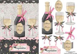 Always and Forever Decoupage Card Front