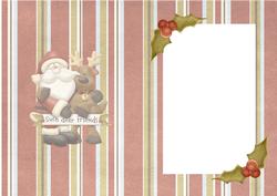 Festive Friends Christmas Card Insert 2