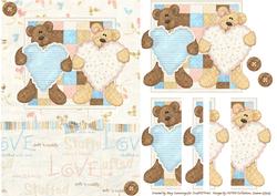 A Beary Special Love Side Stacker Card Front