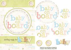 Baby on Board Pyramid Card Front