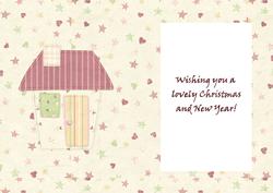 From Our House to Yours Christmas Card Insert
