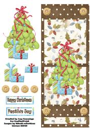 O Christmas Tree Over the Edge Card