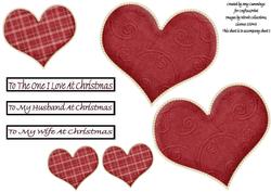 Special Love at Christmas Decoupage Pieces Sheet 2