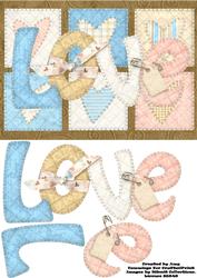 Love! Decoupage Card Front
