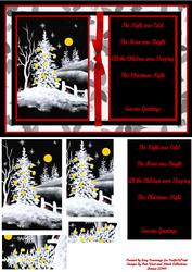 Traditional Christmas Tree Poem Card