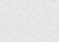 White Holly Swirl Embossed Background Paper