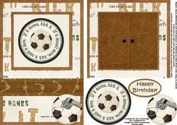 Open the Door! Football Themed Birthday Card