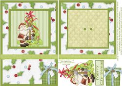 Open the Door! Santa is Here Christmas Card