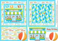 Open the Door! Toyshop Childrens Birthday Card