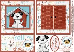Open the Door! Woof Birthday Card