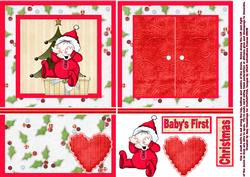 Open the Door! Baby's First Christmas Card