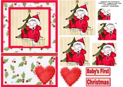 Baby's First Christmas Pyramid Card
