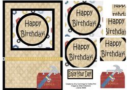 DIY Birthday Pyramid Card