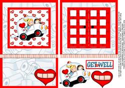 Open the Door! Get Well Soon Card