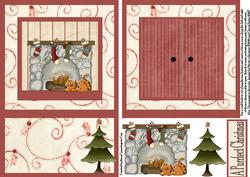 Open the Door! a Purrfect Christmas Card