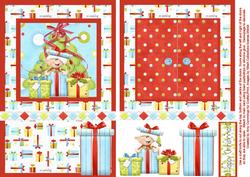 Open the Door! an Elfin Surprise Card