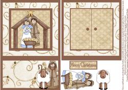 Open the Door! Nativity with Shepherd Card