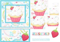 Hey Cupcake! Pyramid Card