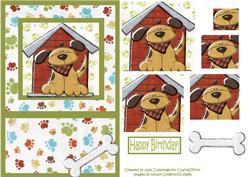 Doggy Design Pyramid Card