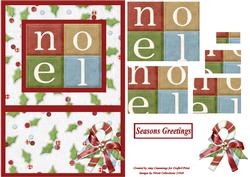 Noel Pyramid Card