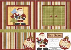 Open the Door! Father Christmas Card