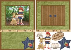 Open the Door! Down in the Woods Card