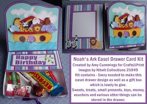 Noah's Ark Easel Drawer Card Design