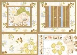 Open the Door! Spring Sheep Card