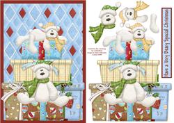 Beary Special Christmas Decoupage Card