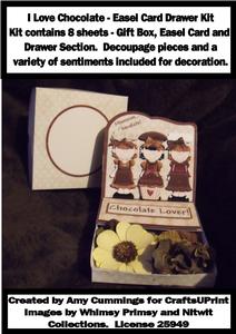 I Love Chocolate! Easel Drawer Kit