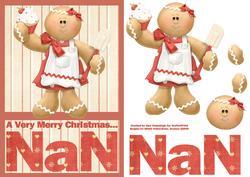 Merry Christmas Nan a 5 Decoupage