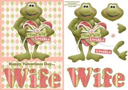 Toadally Yours! Happy Valentines Day Wife