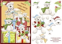 Have a Beary Merry Christmas Decoupage Card