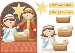 A Child is Born Over the Edge Design