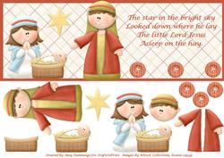 Baby Jesus Hymm Large Dl Card