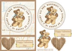 A Beary Big Hug Valentines Design