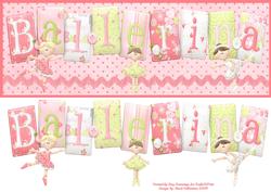 Ballerina Large Dl Card