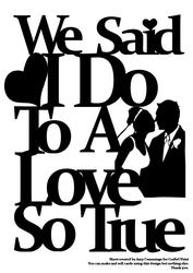Paper Magic Frame - We Said I Do
